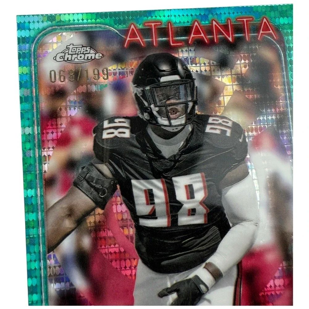 2024 Topps Chrome - Rookies Ruke Orhorhoro #279 Aqua Sonar‎ Refractor /199 (RC)